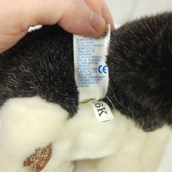 Dakin Applause Lou Rankin Friends Realistic Siberian Husky Plush Animal - Picture 7 of 10
